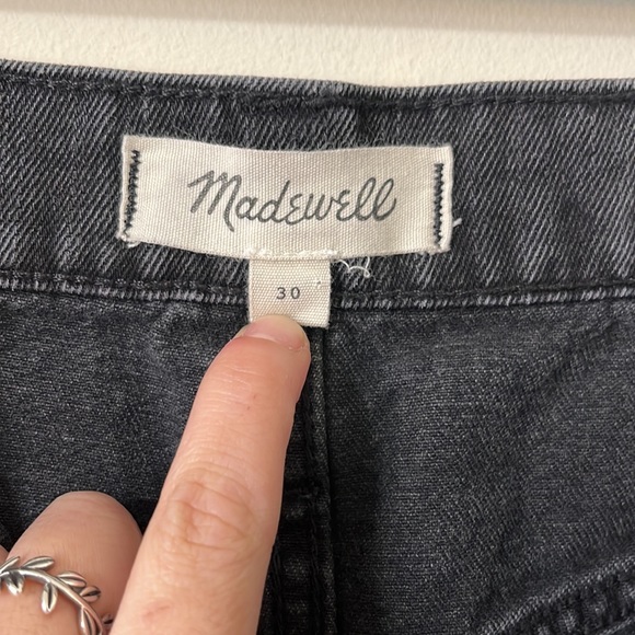 Madewell Denim Frisco Mini Skirt Lunar Wash Size 8 - Picture 9 of 10